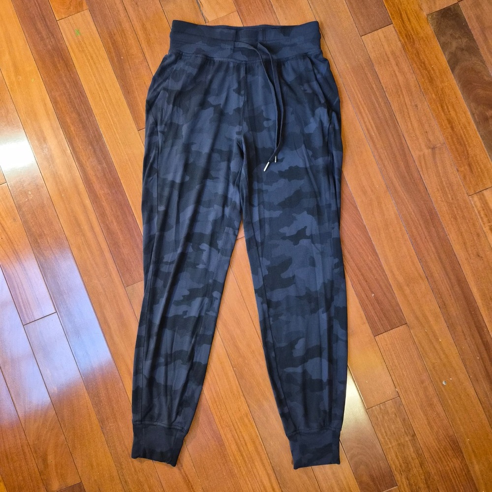 Lululemon Align Jogger Womens 4 Camo Grey Good High Rise Nulu Activewear